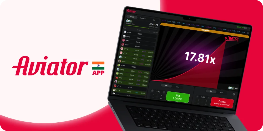 Aviator India desktop installation for Windows and Mac